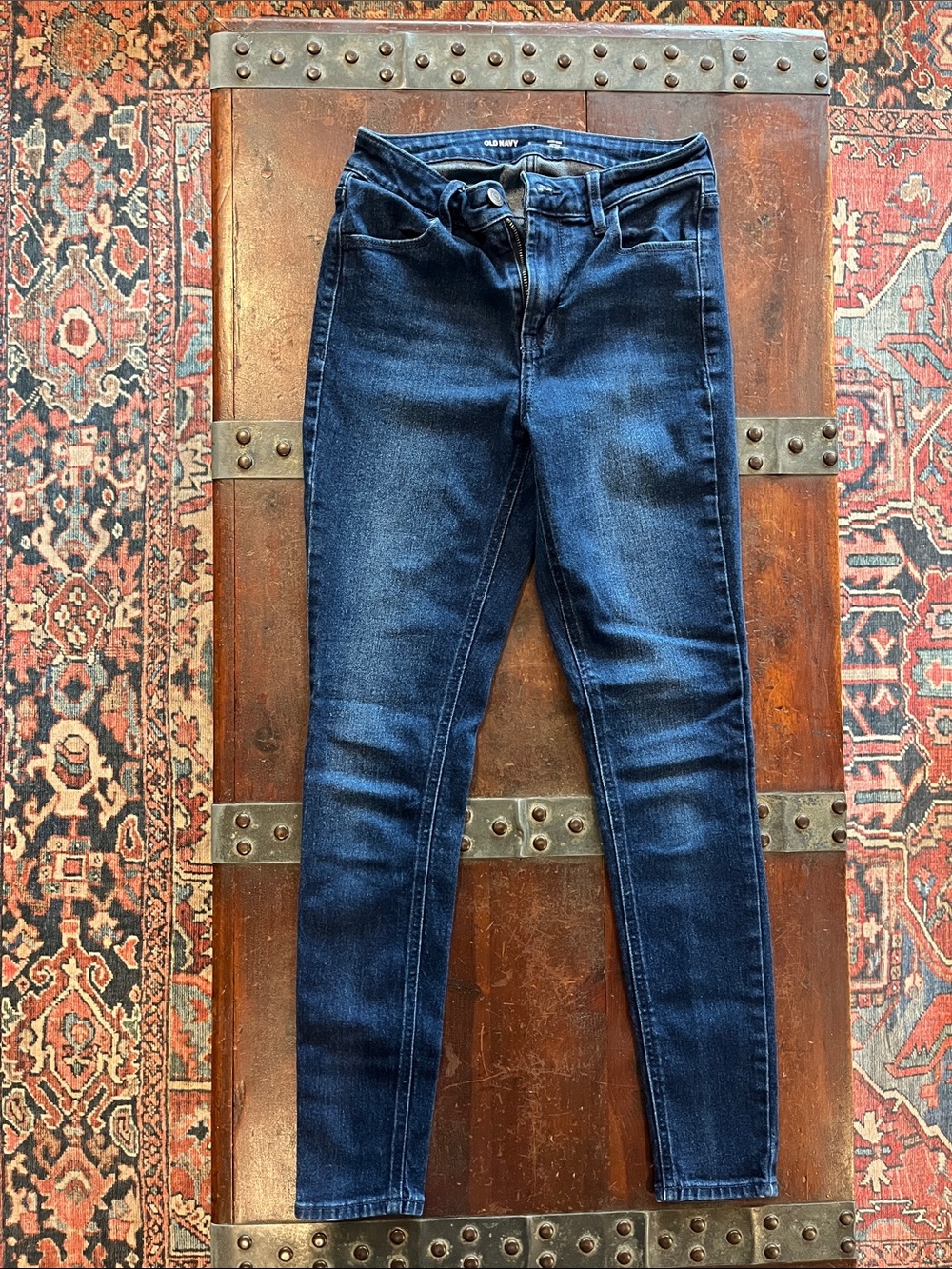 Old Navy Women's Indigo High-Rise Wow Super-Skinny Jeans